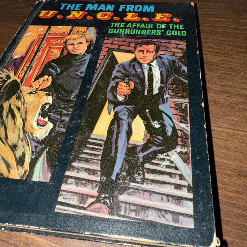 The Man From Uncle Affair of the Gunrunners' Gold 1967 Whitman Hardcover Book
