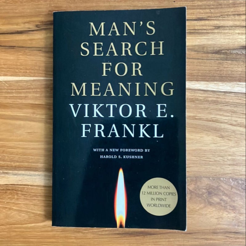 Man's Search for Meaning (OLD EDITION/OUT of PRINT)