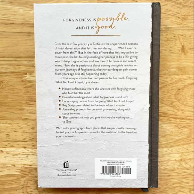 The Forgiveness Journal: a Guided Journey to Forgiving What You Can't Forget