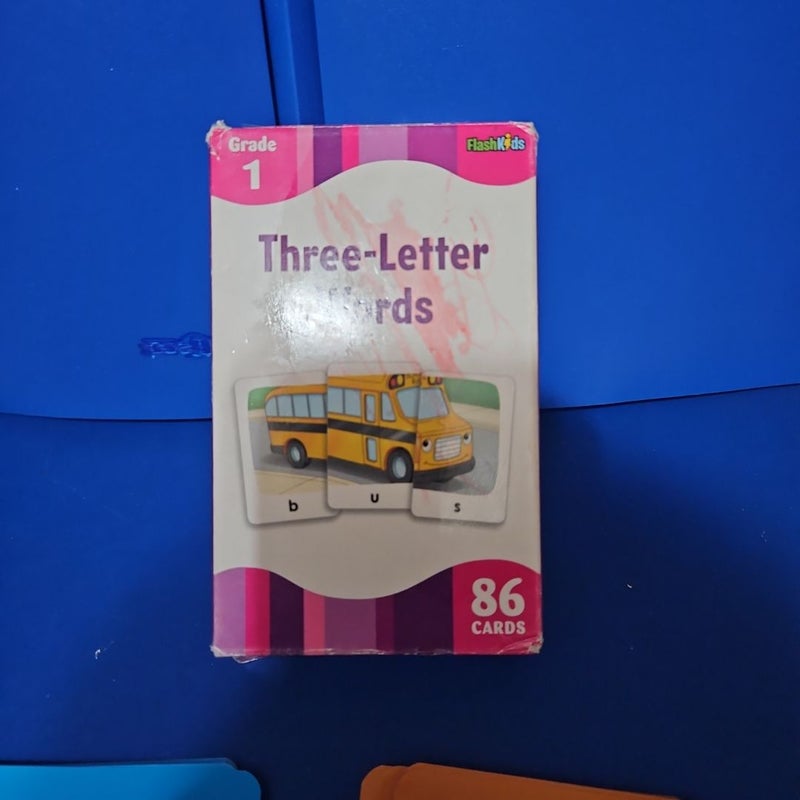 3 Letter Words (Flash Kids Flash Cards)