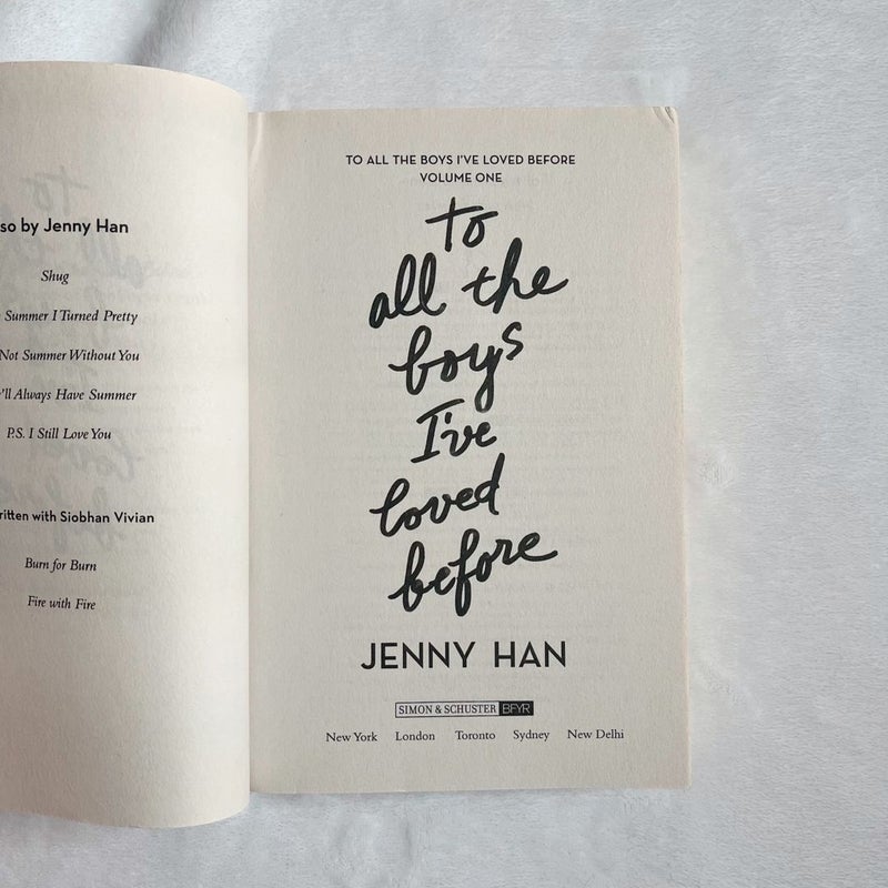 To All the Boys I've Loved Before