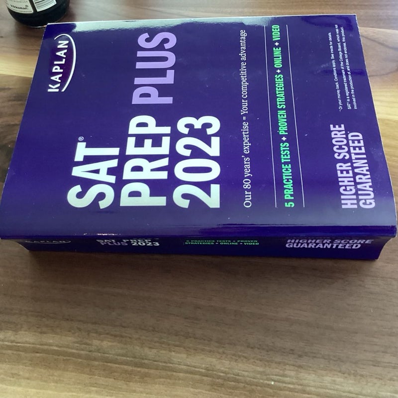 SAT Prep Plus 2023: Includes 5 Full Length Practice Tests, 1500+ Practice Questions, + 1 Year Online Access to Customizable 250+ Question Bank and 2 Official College Board Tests