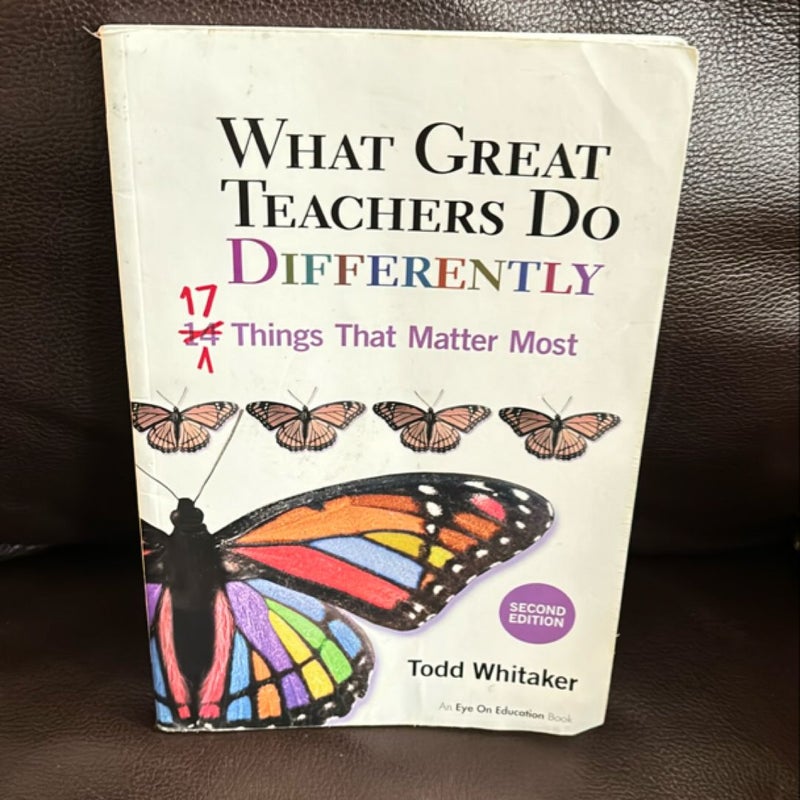 What Great Teachers Do Differently