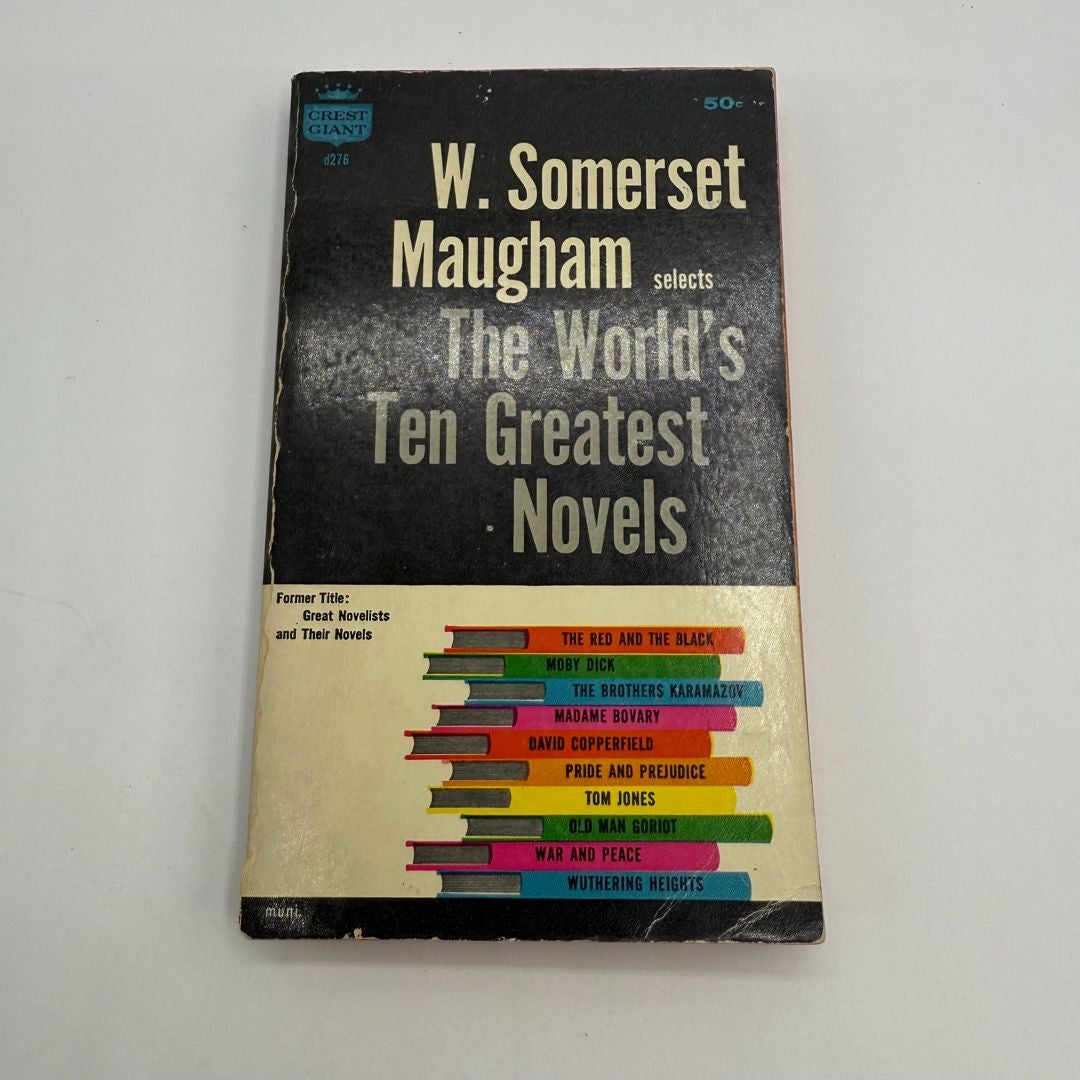 W. Somerset Maugham Selects The World’s Ten Greatest Novels