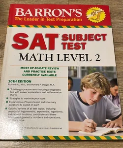 Barron's SAT Subject Test Math Level 2, 10th Edition