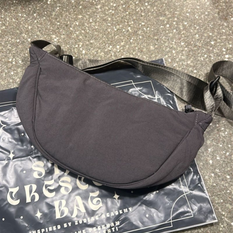 Defy the stars crescent bag zodiac academy bookishbox