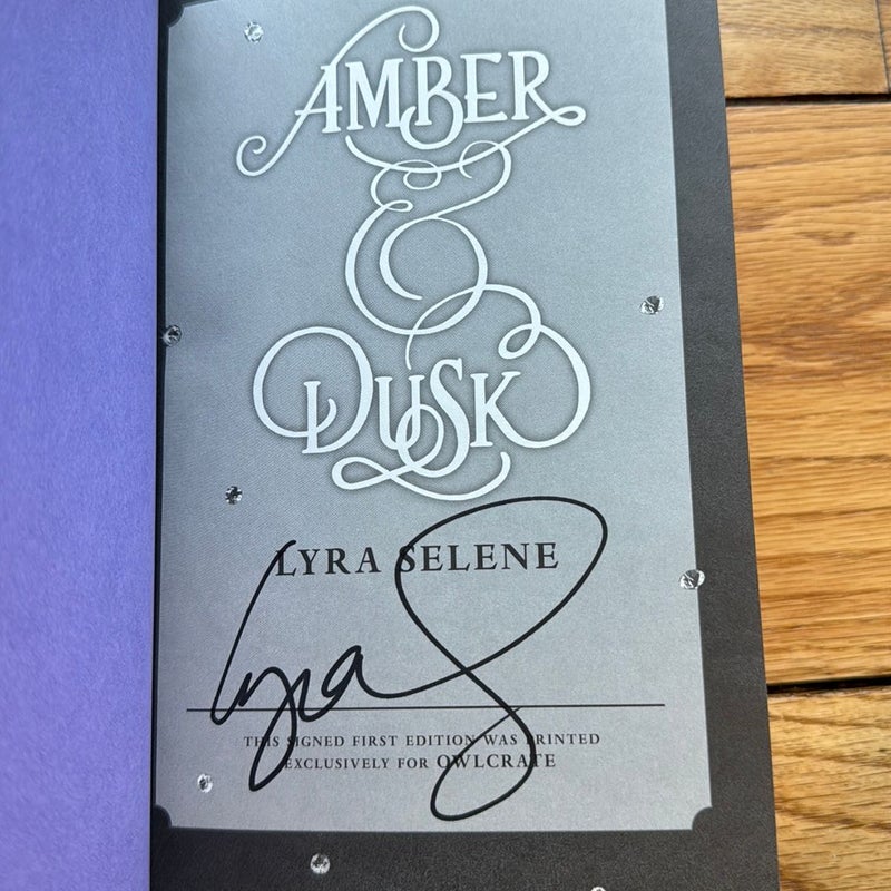 Amber&Dusk SIGNED Owl Crate Edition 