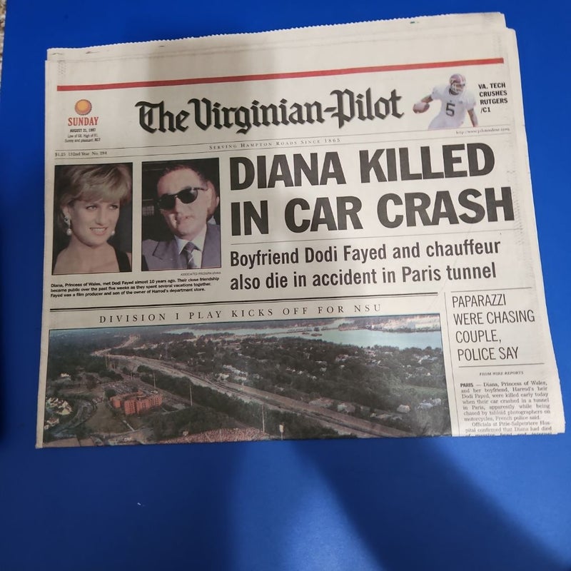 12 The Virginian-Pilot Sections on The Death of Princess Diana