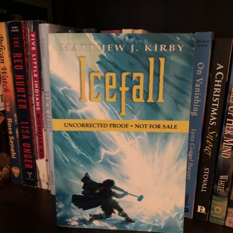 Icefall (ARC) by Matthew J. Kirby, Paperback | Pangobooks
