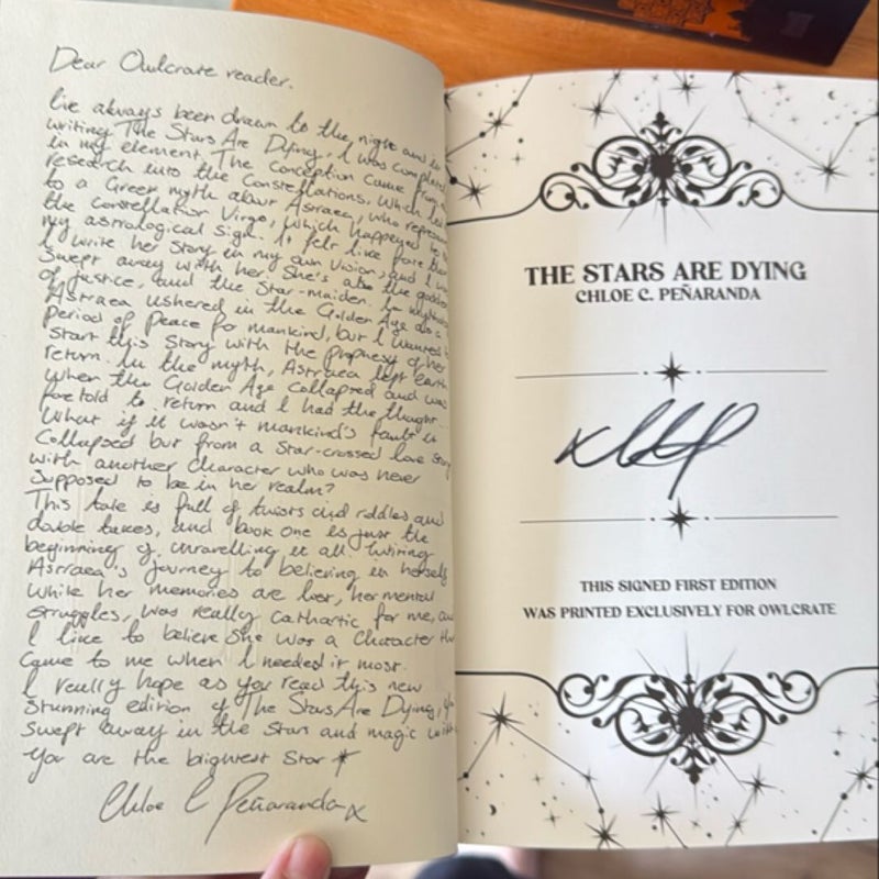 The Stars are Dying / Owlcrate SE SIGNED