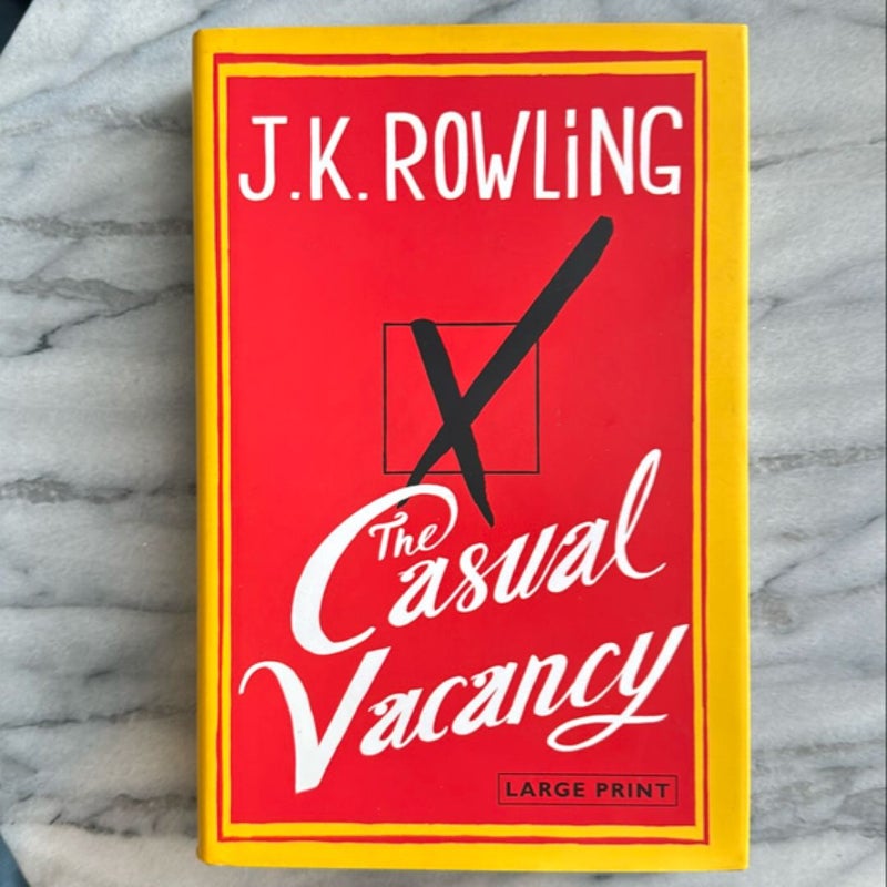 The Casual Vacancy (LARGE PRINT EDITION)