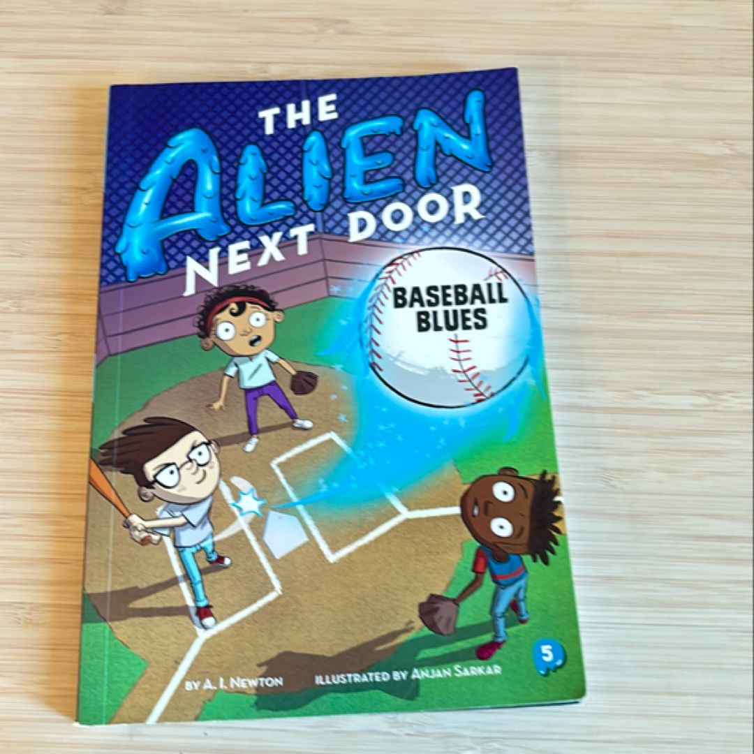 The alien  next door  baseball  blues 5