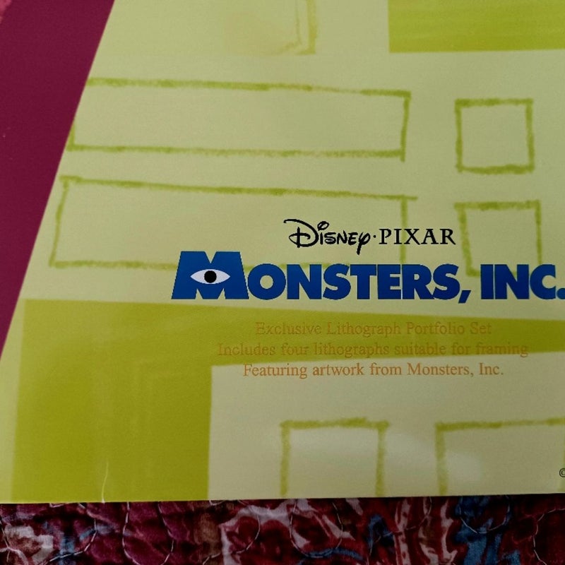 Monsters Inc. Lithographs 