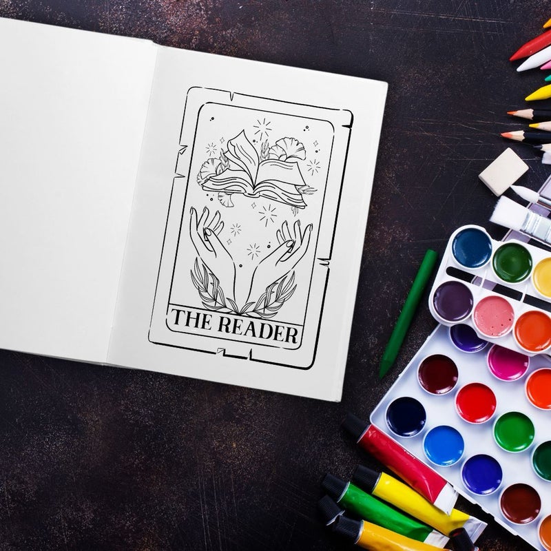 The Dark Academia Coloring Book, by Serafine Art and Design