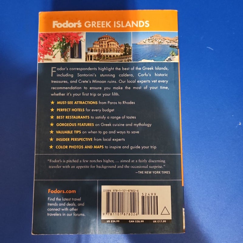 Fodor's Travel GREEK ISLANDS (with great cruises and the best of ATHENS)