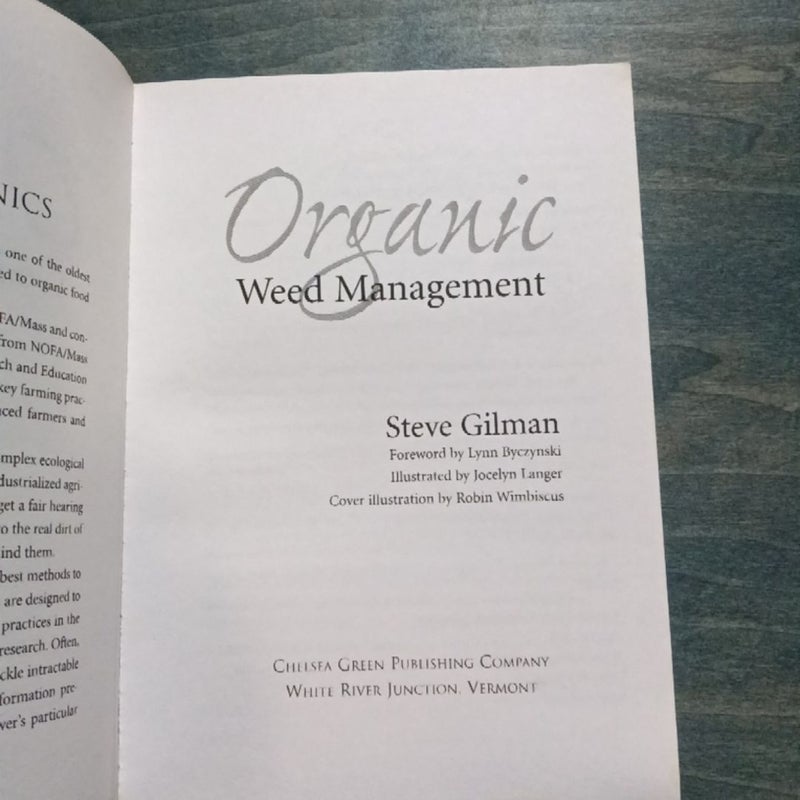 Organic Weed Management