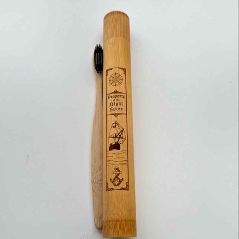 Illumicrate Bamboo Toothbrush and Holder 