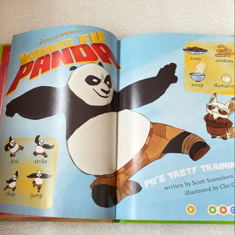 Leap Frog Tag Activity Book Kung Fu Panda "Po's Tasty Training"