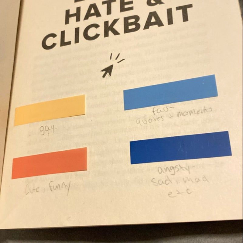 Love, Hate and Clickbait *read description*