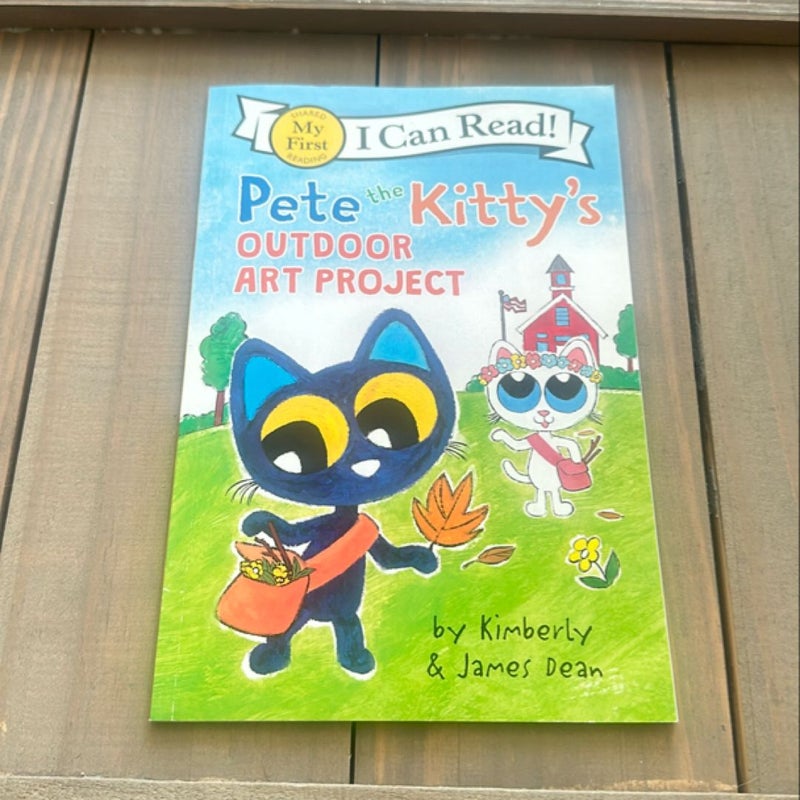 Pete the Kitty's Outdoor Art Project