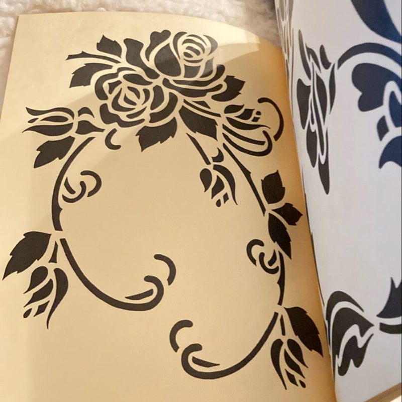 Floral Cut and Use Stencils