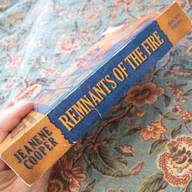Remnants of the Fire **First Edition **First Printing **Signed by Author
