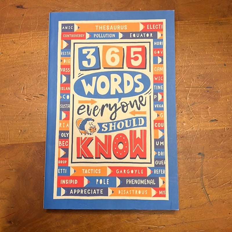 365 Words Everyone Should Know by Lauren Holowaty, Paperback | Pangobooks