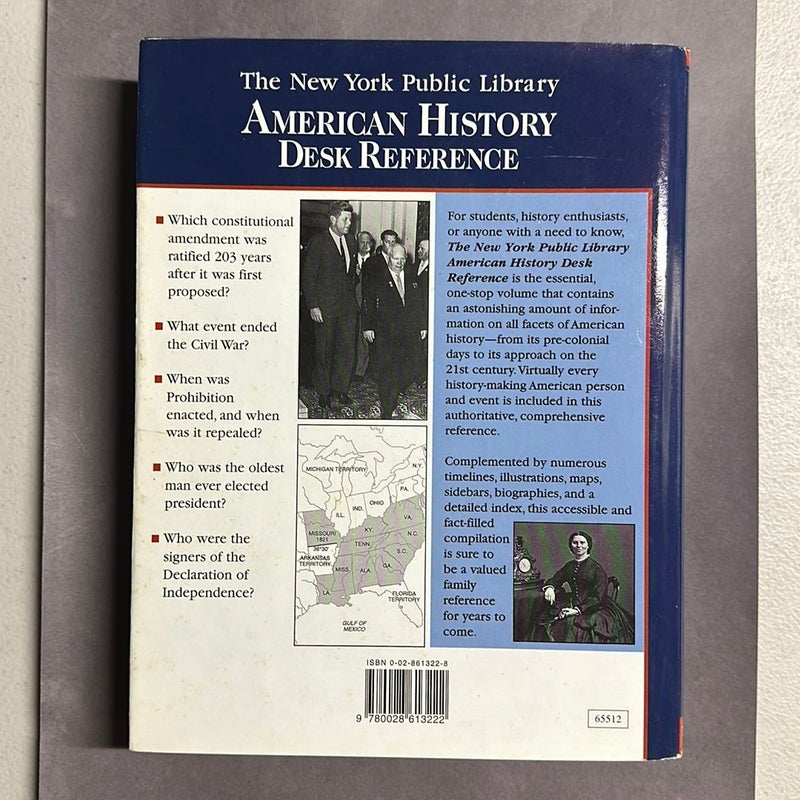 The New York Public Library American History Desk Reference