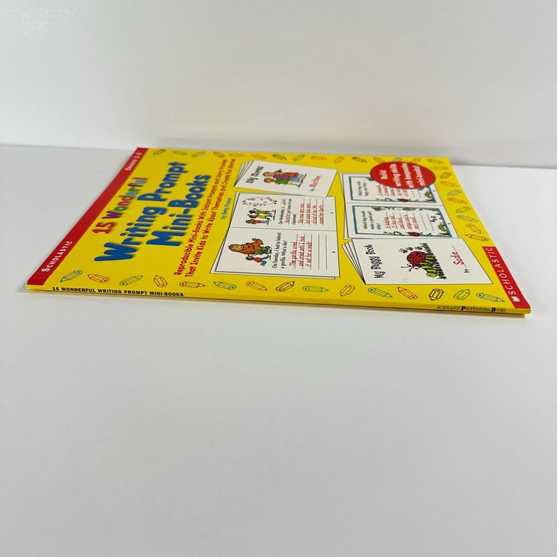 15 Wonderful Writing Prompt Mini-Books, Grades 1-3, Teacher Resource