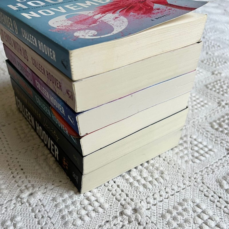 Colleen Hoover 6 Book BUNDLE 