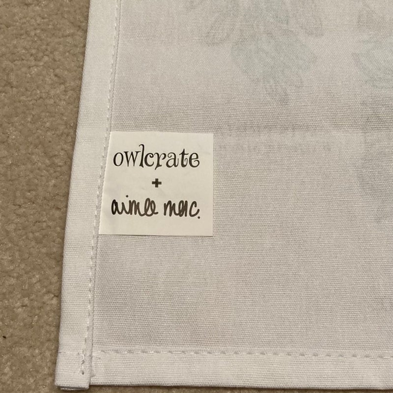 OwlCrate Labyrinth Lost botanical tea towel
