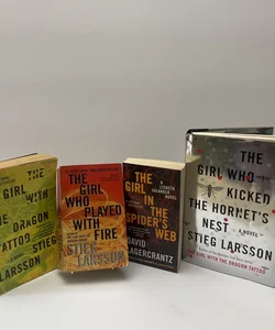 The Millennium Series (Books 1-4): The Girl With The Dragon Tattoo, The Girl Who Played With Fire, The Girl Who Kicked The Hornet’s Nest, & The Girl In The Spider’s Web 
