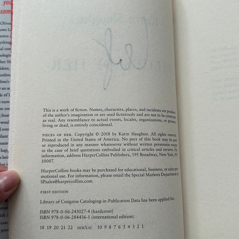 Pieces of Her (Signed First Edition)