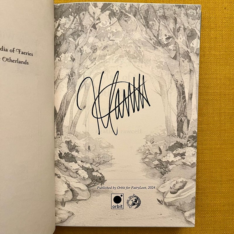 SIGNED Emily Wilde’s Map of the Otherlands