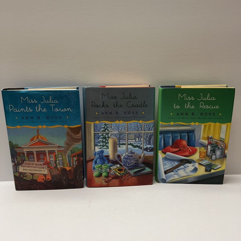 Miss Julia Southern Mystery Bundle (3 Book): Paints the town, Rocks the Cradle, & To the Rescue 