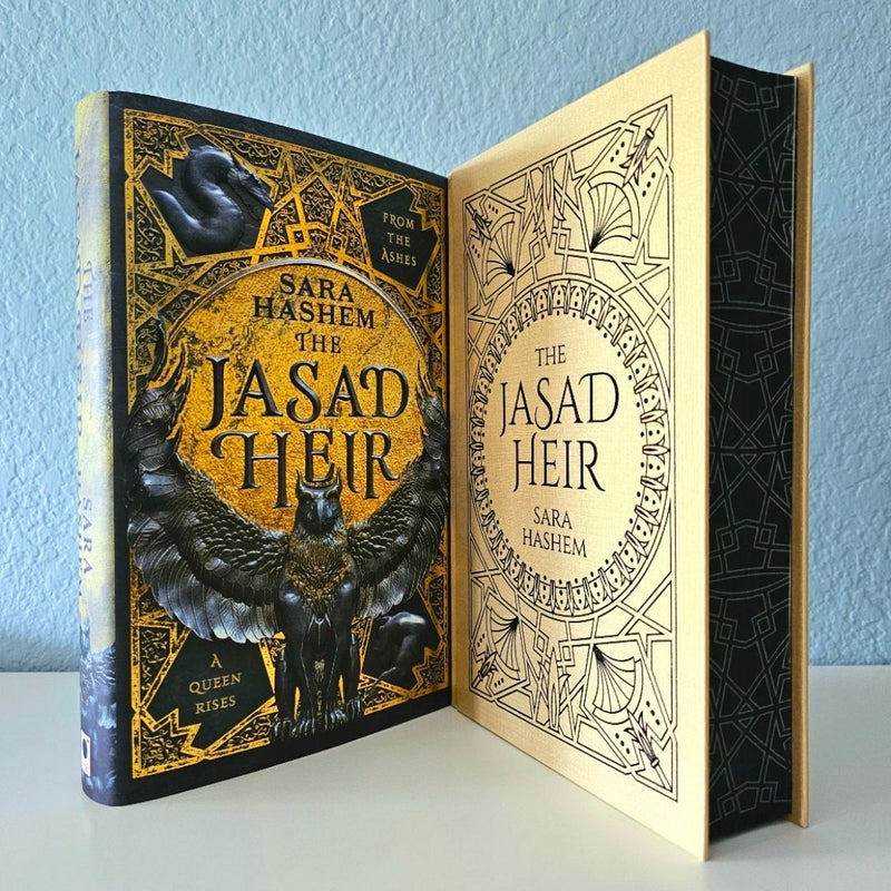 Illumicrate The Jasad Heir SIGNED by Sara Hashem Special Edition GOLD hardcover