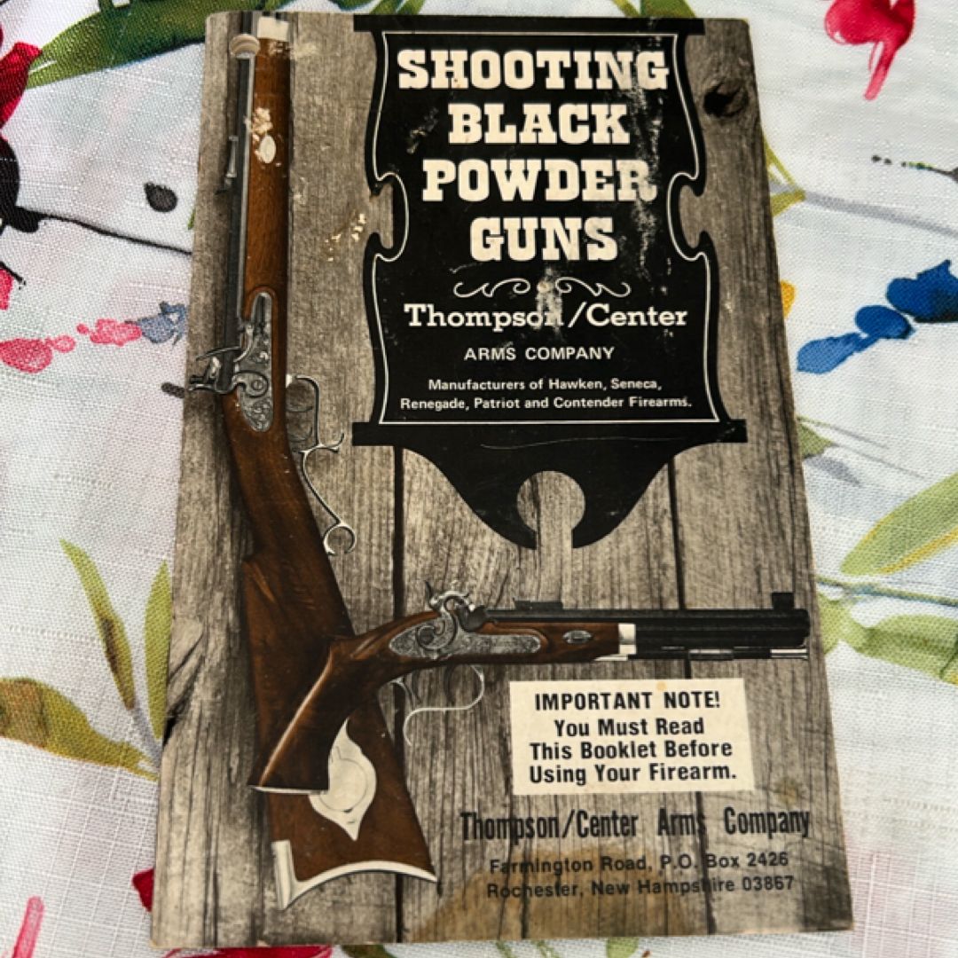 Shooting Black Powder Guns