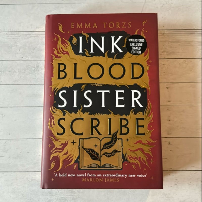 Waterstones edition Ink Blood Sister Scribe 