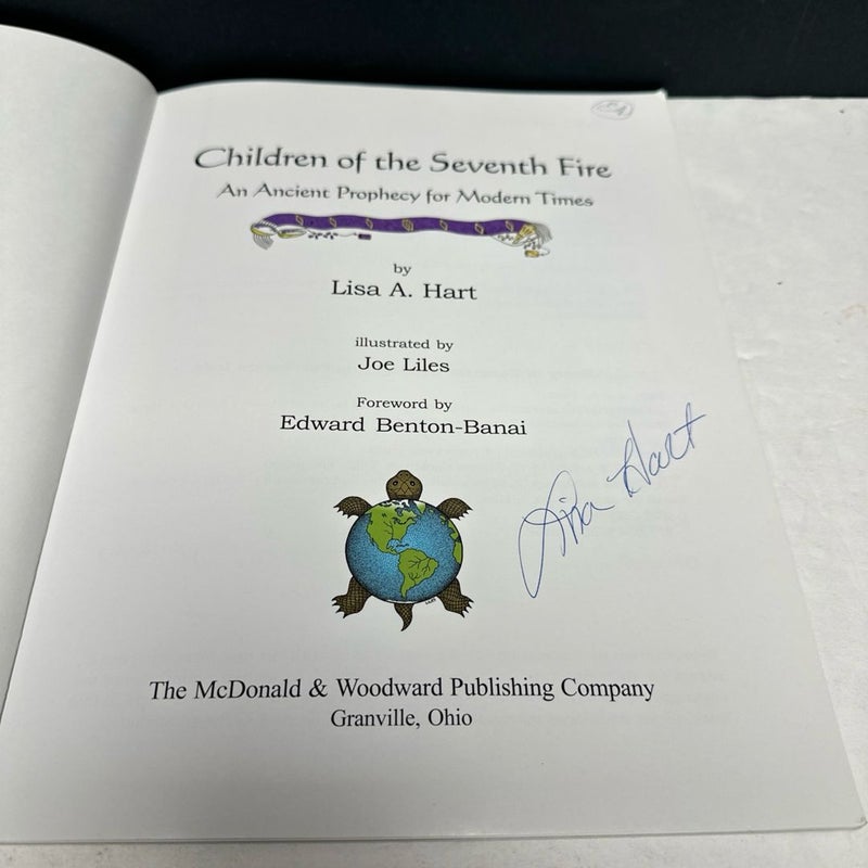 Children Of The Seventh Fire SIGNED By Author Lisa A. Hart 