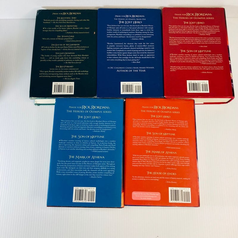The heroes of Olympus hardback set