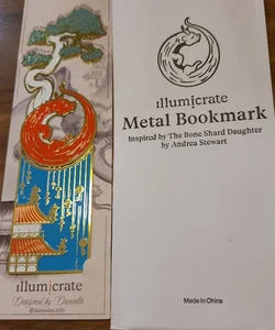 Illumicrate: The Bone Shard Daughter metal bookmark