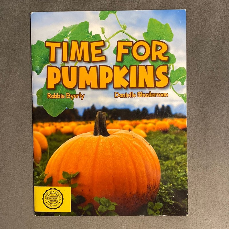 Time for Pumpkins