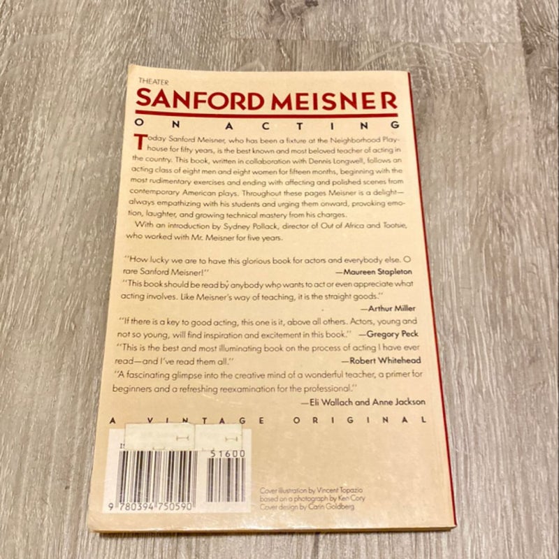 Sanford Meisner on Acting