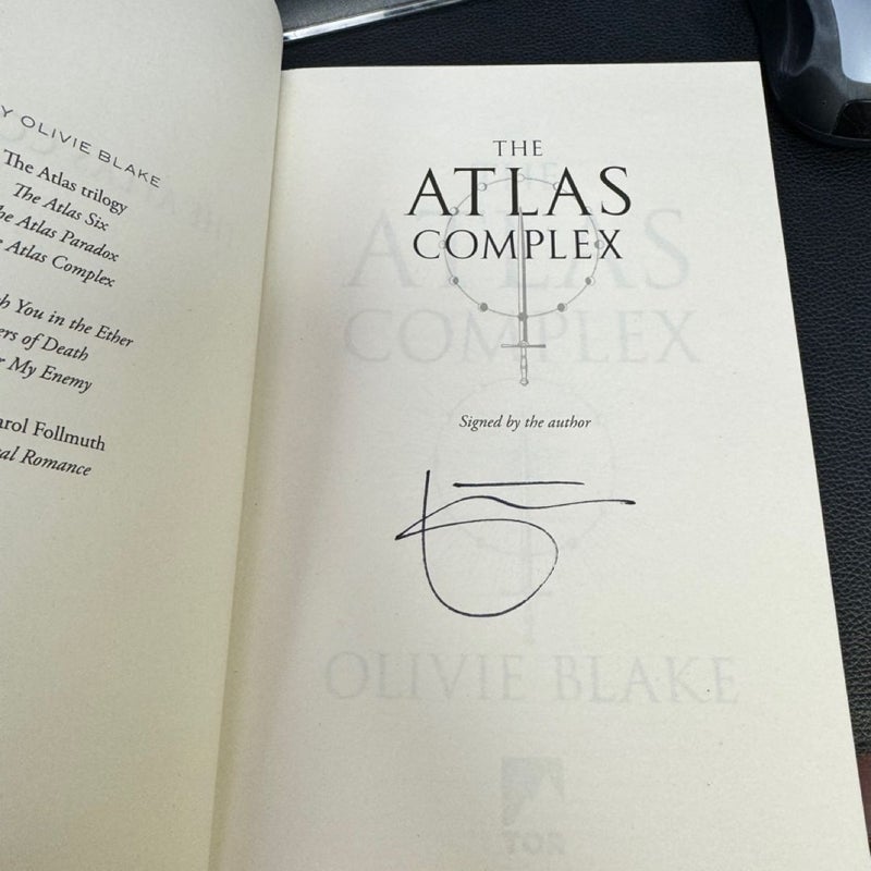 The Atlas Complex Waterstones Edition Signed 