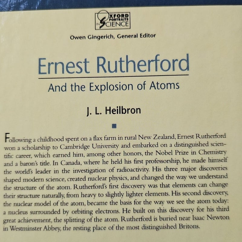 Ernest Rutherford *