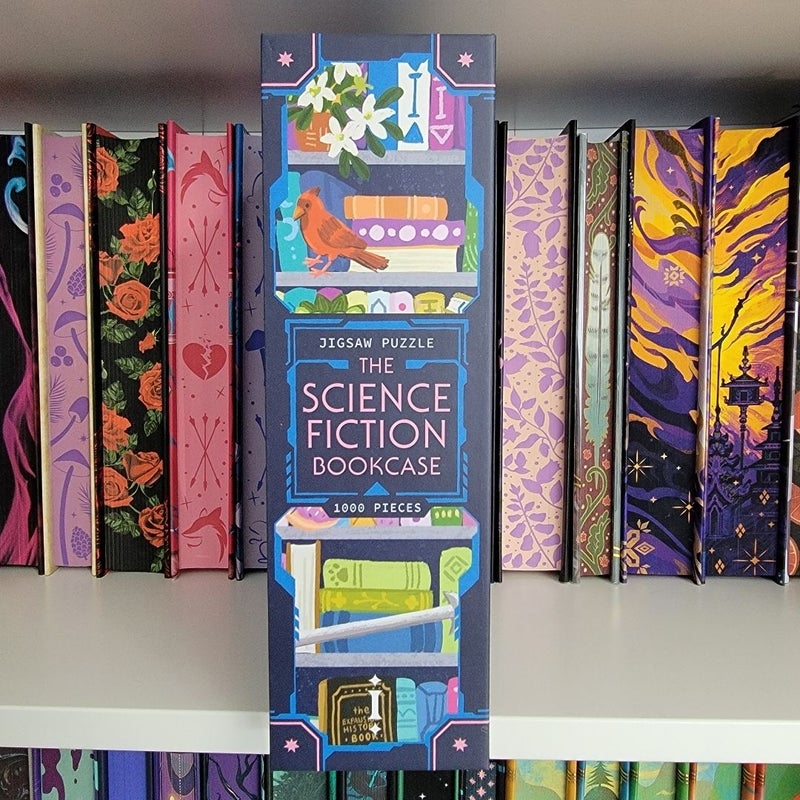 Illumicrate The Science Fiction Bookcase 1000 Piece Puzzle
