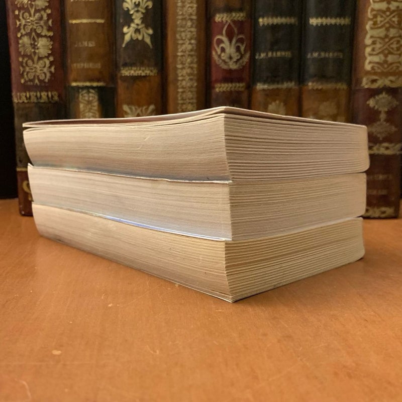 DragonLance: Complete Barbarians Trilogy Set: Children of the Plains, Brother of the Dragon, Sister of the Sword, All First Edition First Printing