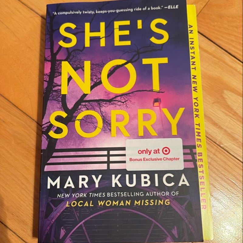 She’s Not Sorry 