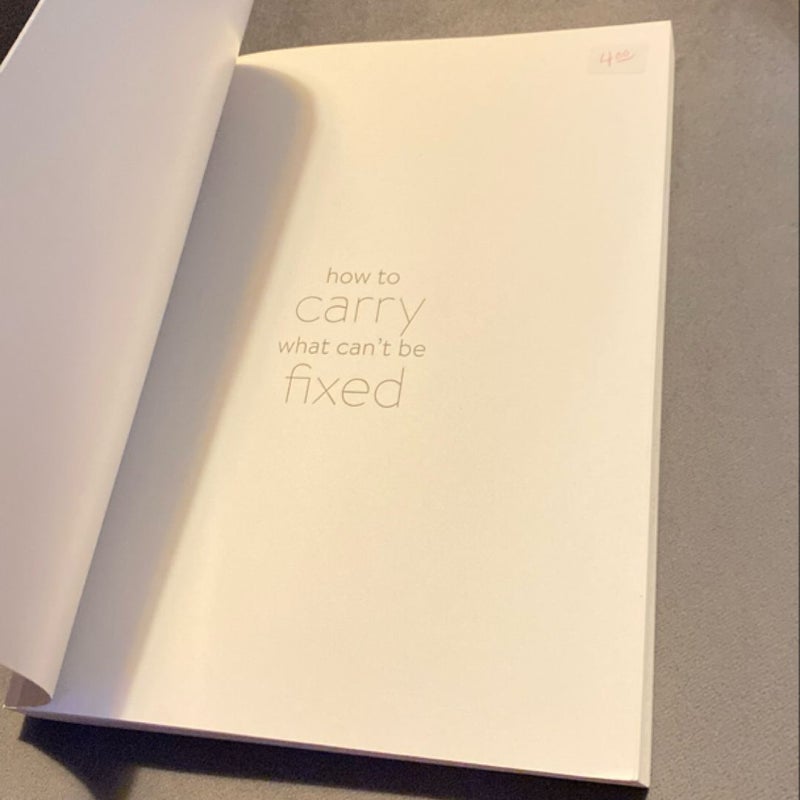 How to Carry What Can't Be Fixed