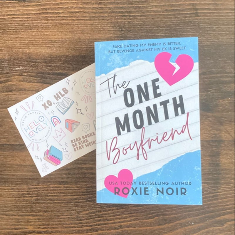 The One Month Boyfriend SIGNED